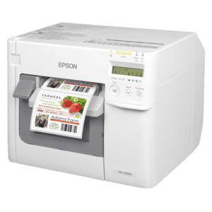 Epson ColorWorks C3500, cutter, disp., USB, Ethernet, NiceLabel, white