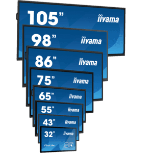 iiyama ProLite TF5539AS-B1AG, 24/7, 138.6cm (54.6''), Projected Capacitive, 4K, USB, RS232, Ethernet, Android, kit (USB)