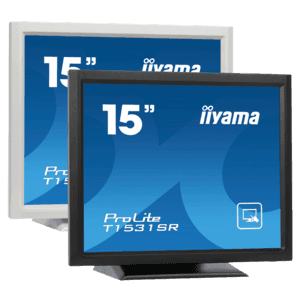 iiyama ProLite T1521MSC-B2, 38.1 cm (15''), Projected Capacitive, 10 TP, kit (USB), black