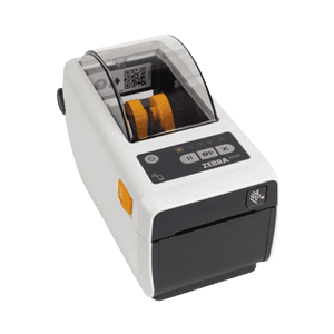 Zebra ZD411-HC, 12 dots/mm (300 dpi), RTC, USB, USB Host, BT (BLE), Ethernet, EPLII, ZPLII, kit (USB), white