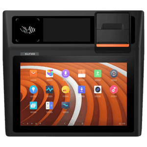 Sunmi D2 Mini, 4G, NFC, 25,7cm (10,1''), CD, Android, black, orange