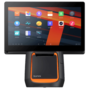 Sunmi T2s, 39.6 cm (15,6''), Android, black, orange