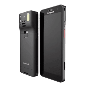 Honeywell CT37 mobile computer, 6" display, Android, 8GB RAM, 128GB storage, Wi-Fi 6E, 2D FlexRange imager, IP65/IP68, black, desinfectable.